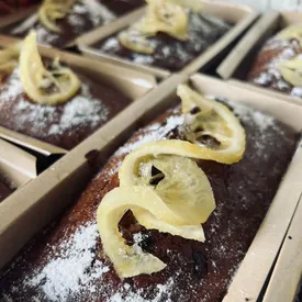 Морковный кекс с клюквой и цитрусовой пропиткой, 400–450 г